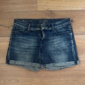 DL1961 Women's Dark Blue Jean Shorts